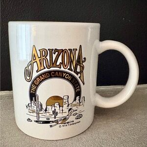 Arizona Grand Canyon State White Ceramic Souvenir Coffee Mug